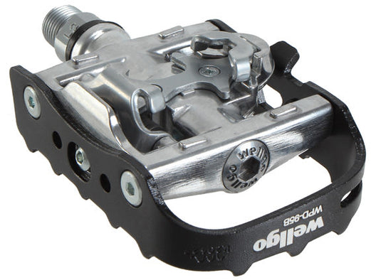 Wellgo WPD-95B clipless/cage pedals w/ cleats 9/16