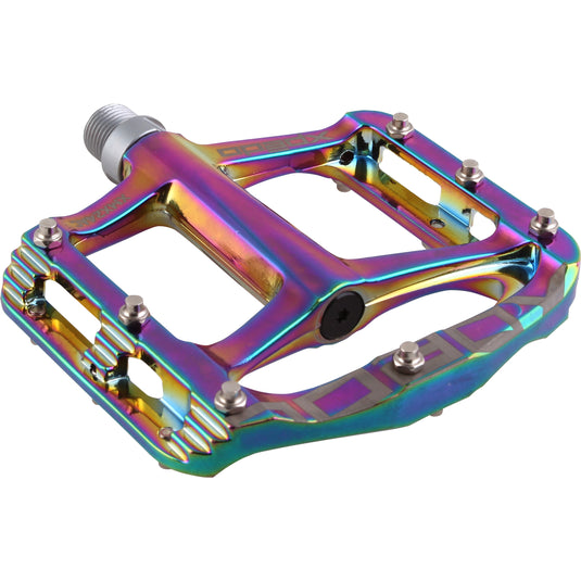 Xpedo SPRY Platform Pedals, Oil Slick 9/16