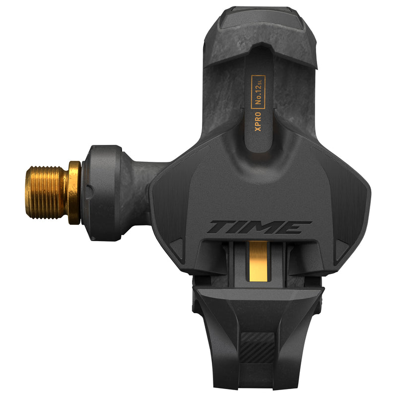 Load image into Gallery viewer, Time Sport XPRO 12SL Pedals, QF53, Crbn/Ti, Ceramic Bear, Crb/Gld