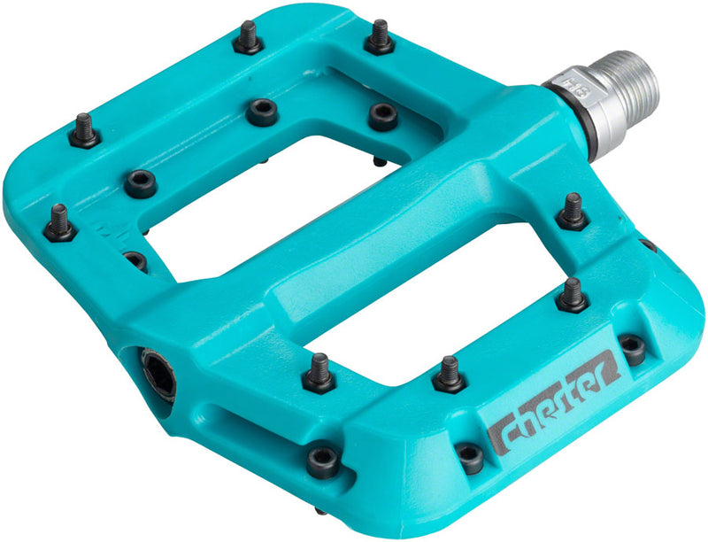 Load image into Gallery viewer, Race Face Chester Composite Platform Pedal: 9/16 Turquoise
