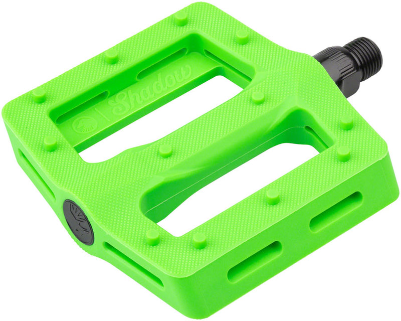 Load image into Gallery viewer, The Shadow Conspiracy Surface Pedals - Platform, Plastic, 9/16", Neon Green