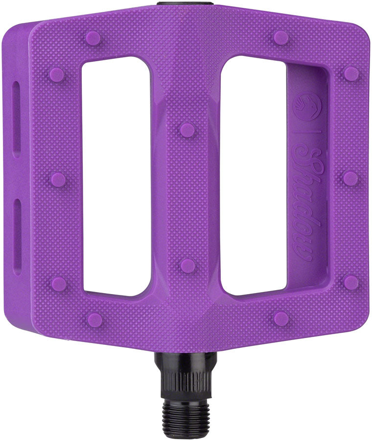 Load image into Gallery viewer, The Shadow Conspiracy Surface Pedals - Platform, Plastic, 9/16", Skeletor Purple