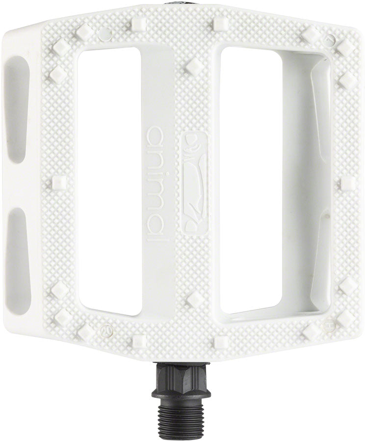 Load image into Gallery viewer, Animal Rat Trap Pedals - Platform, Composite/Plastic, 9/16", White