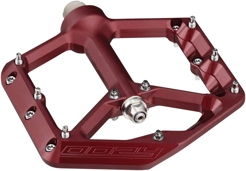 Load image into Gallery viewer, Spank Oozy Pedals - Platform, Aluminum, 9/16", Red