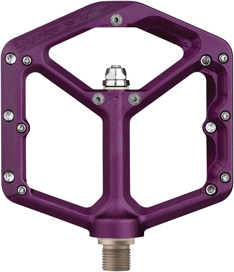 Load image into Gallery viewer, Spank Oozy Pedals - Platform, Aluminum, 9/16", Purple