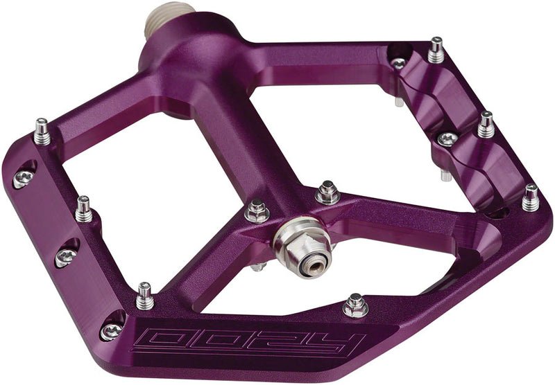 Load image into Gallery viewer, Spank Oozy Pedals - Platform, Aluminum, 9/16", Purple