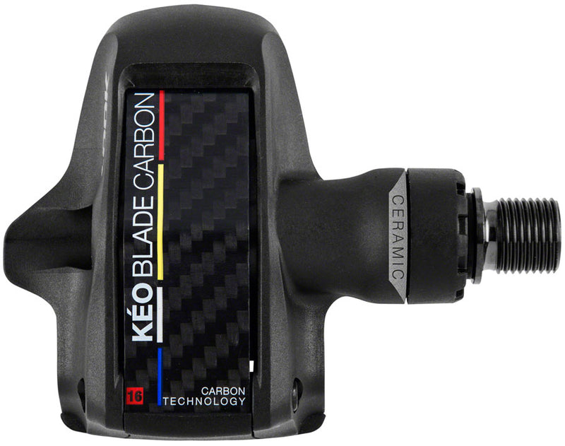 Load image into Gallery viewer, LOOK KEO BLADE CARBON CERAMIC Ti Pedals - Single Sided Clipless, Titanium, 9/16", Black