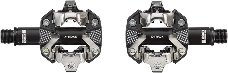 Load image into Gallery viewer, LOOK X-TRACK Pedals - Dual Sided Clipless, Chromoly, 9/16", Gray