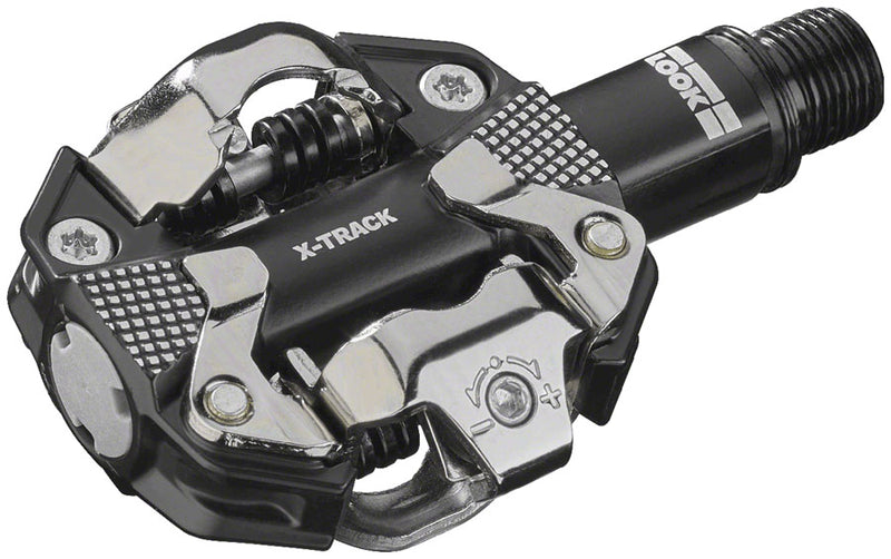 Load image into Gallery viewer, LOOK X-TRACK Pedals - Dual Sided Clipless, Chromoly, 9/16", Gray