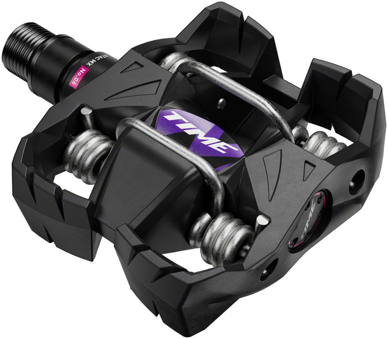 Load image into Gallery viewer, Time Sport MX 6 ATAC Pedals, Black/Purple