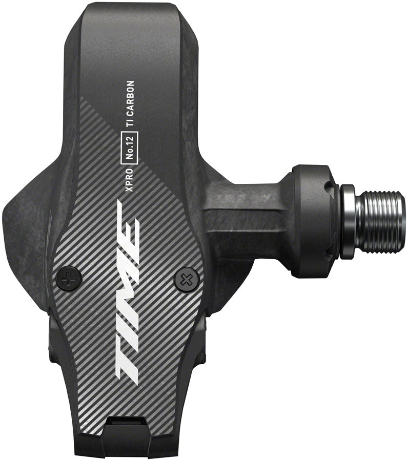Load image into Gallery viewer, Time XPRO 12 Pedals - Single Sided Clipless, Carbon, 9/16", Ti/Carbon/Silver, QF 51, B1