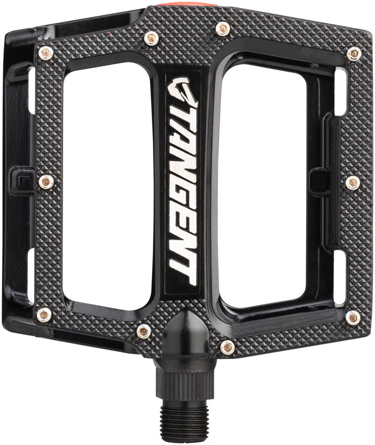 Load image into Gallery viewer, Tangent Pedals - Platform, 1 1/4", Alloy, 9/16", Black