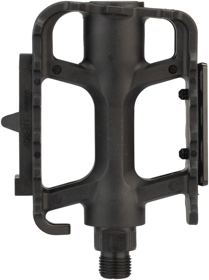Load image into Gallery viewer, Dimension Mountain Basic Heavy-Duty Pedals - Platform, Plastic, 9/16", Black