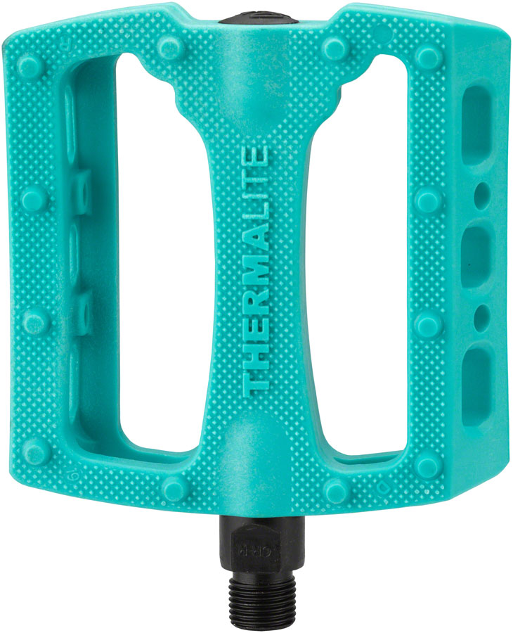 Load image into Gallery viewer, Stolen Thermalite Pedals - Platform, Composite/Plastic, 9/16", Caribbean Green