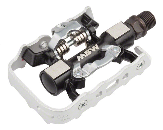MSW CP-100 Pedals - Single Side Clipless with Platform , Aluminum , 9/16