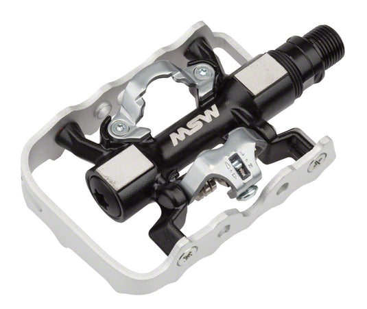 MSW CP-200 Pedals - Single Side Clipless with Platform , Aluminum , 9/16