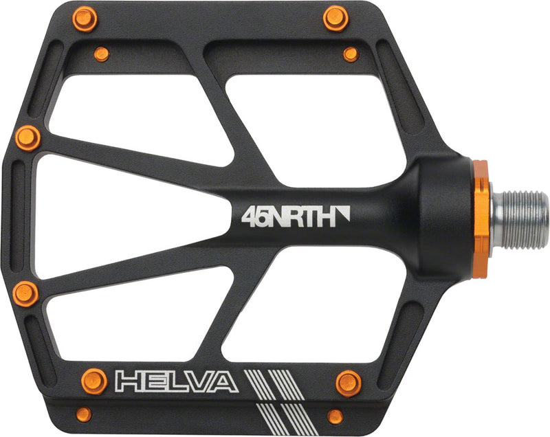 Load image into Gallery viewer, 45NRTH Helva Pedals - Platform, Aluminum, 9/16", Black
