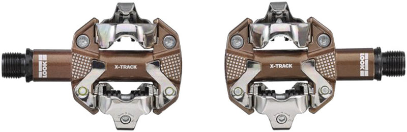 Load image into Gallery viewer, LOOK X-TRACK Pedals - Dual Sided Clipless, Chromoly, 9/16", Gravel Edition