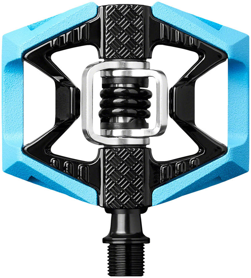 Load image into Gallery viewer, Crank Brothers Double Shot 2 hybrid pedals, blue/black