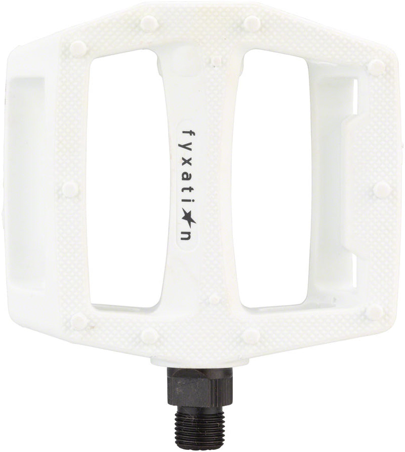 Load image into Gallery viewer, Fyxation Gates Pedals - Platform, Plastic, 9/16", White