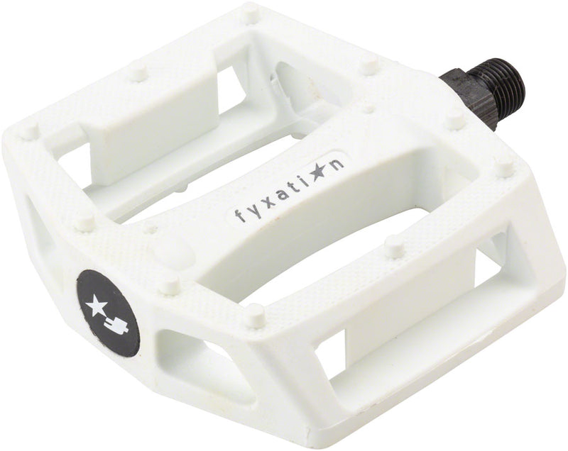 Load image into Gallery viewer, Fyxation Gates Pedals - Platform, Plastic, 9/16", White
