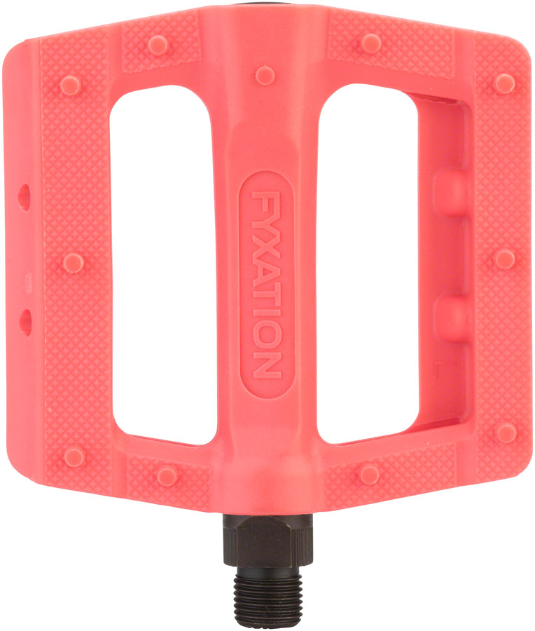 Load image into Gallery viewer, Fyxation Gates Slim Pedals - Platform, Plastic, 9/16", Pink