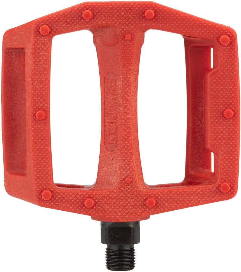 Load image into Gallery viewer, Fyxation Gates Pedals - Platform, Composite/Plastic, 9/16", Red