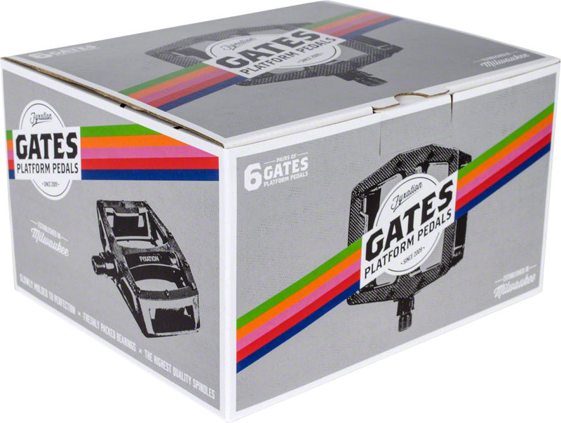 Load image into Gallery viewer, Fyxation Gates Pedals - Platform, Composite/Plastic, 9/16", Assorted, Bulk 6 Pairs