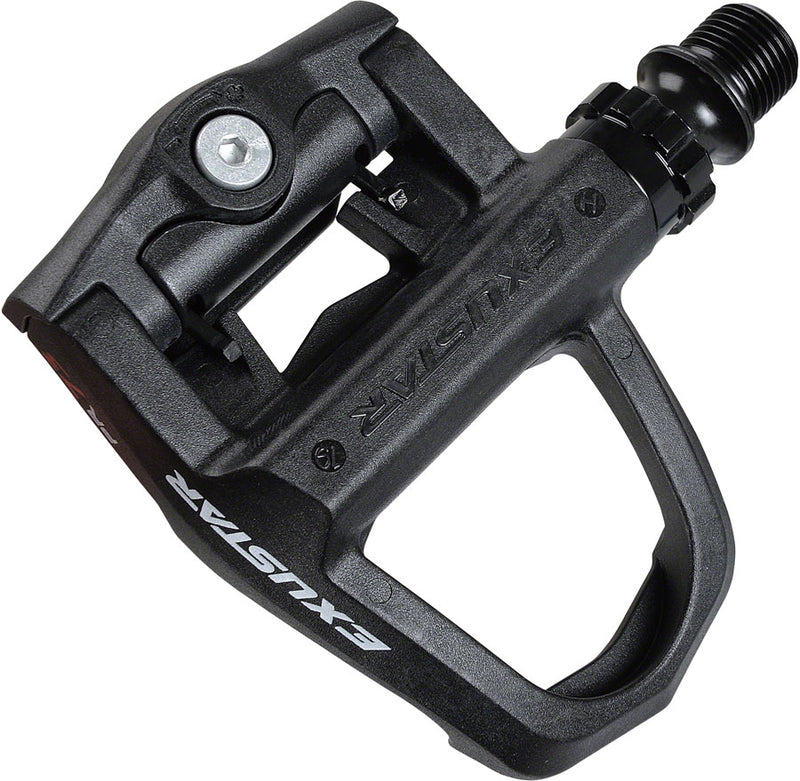 Load image into Gallery viewer, Exustar E-PR73ST Delta Style Pedals- Single Sided Clipless, Thermoplastic, 9/16", Black