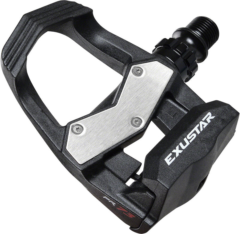 Load image into Gallery viewer, Exustar E-PR73ST Delta Style Pedals- Single Sided Clipless, Thermoplastic, 9/16", Black