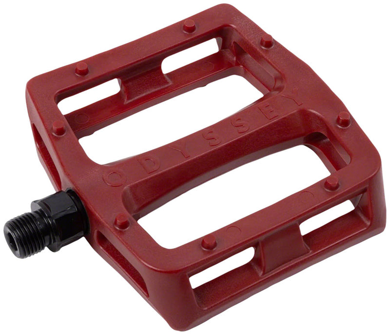 Load image into Gallery viewer, Odyssey Grandstand V2 PC Pedals - Platform, Composite/Plastic, 9/16", Maroon