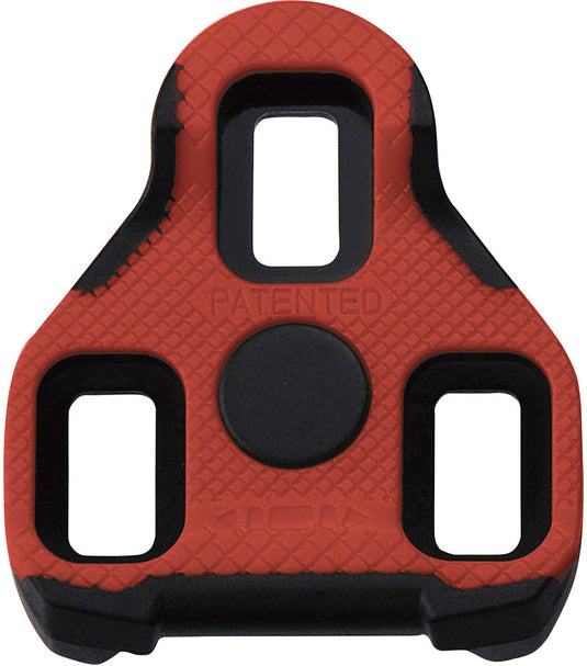 Exustar ARC11+ Look/Keo Cleats with Anti-Slip: 7 degree, Red