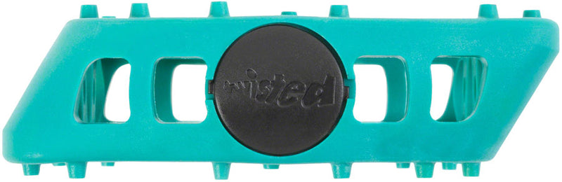 Load image into Gallery viewer, Odyssey Twisted PC Pedals - Platform, Composite/Plastic, 9/16", Billiard Green