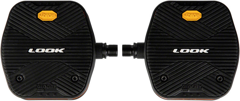 Load image into Gallery viewer, LOOK GEO CITY VISION GRIP Pedals - Platform, Chromoly, 9/16, Black