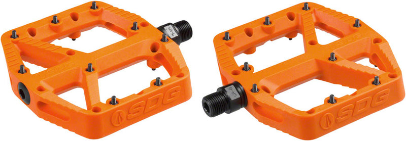 Load image into Gallery viewer, SDG Comp Pedals - Platform, Composite , 9/16" , Orange