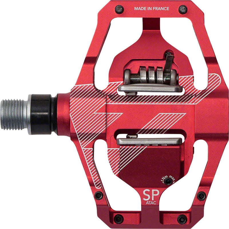 Load image into Gallery viewer, Time SPECIALE 12 Pedals - Dual Sided Clipless with Platform, Aluminum, 9/16", Red