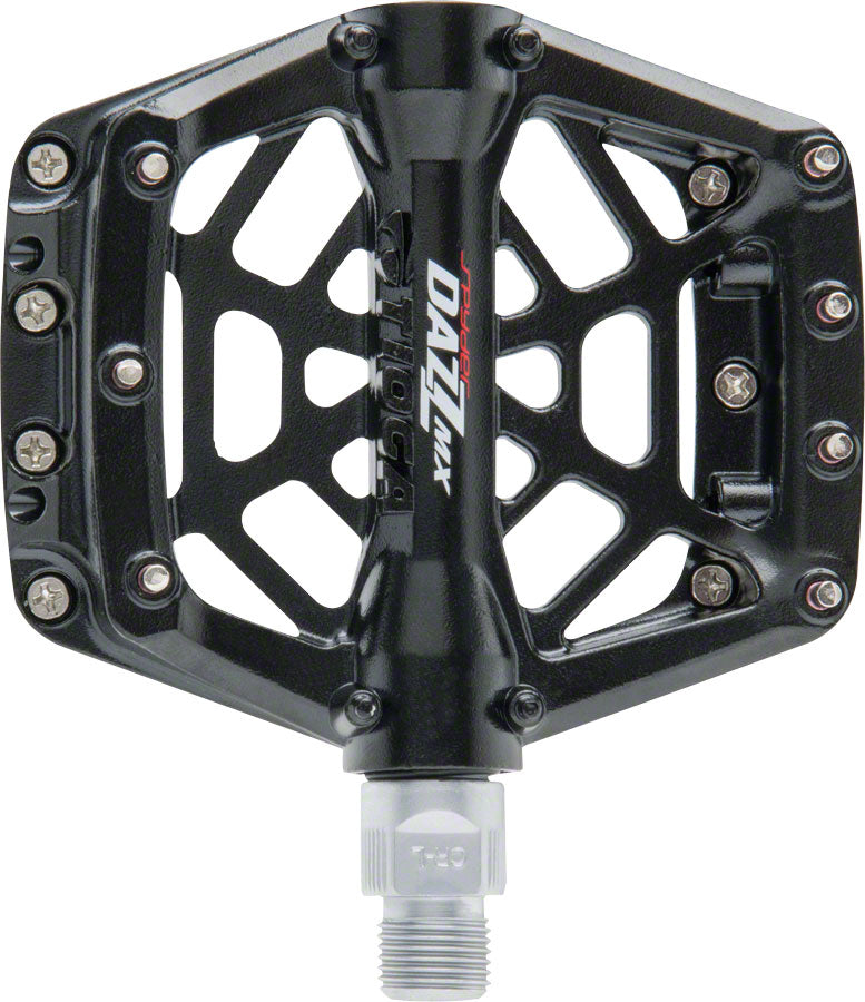 Load image into Gallery viewer, Tioga DAZZ MX Pedals - Platform, Aluminum, 9/16", Black