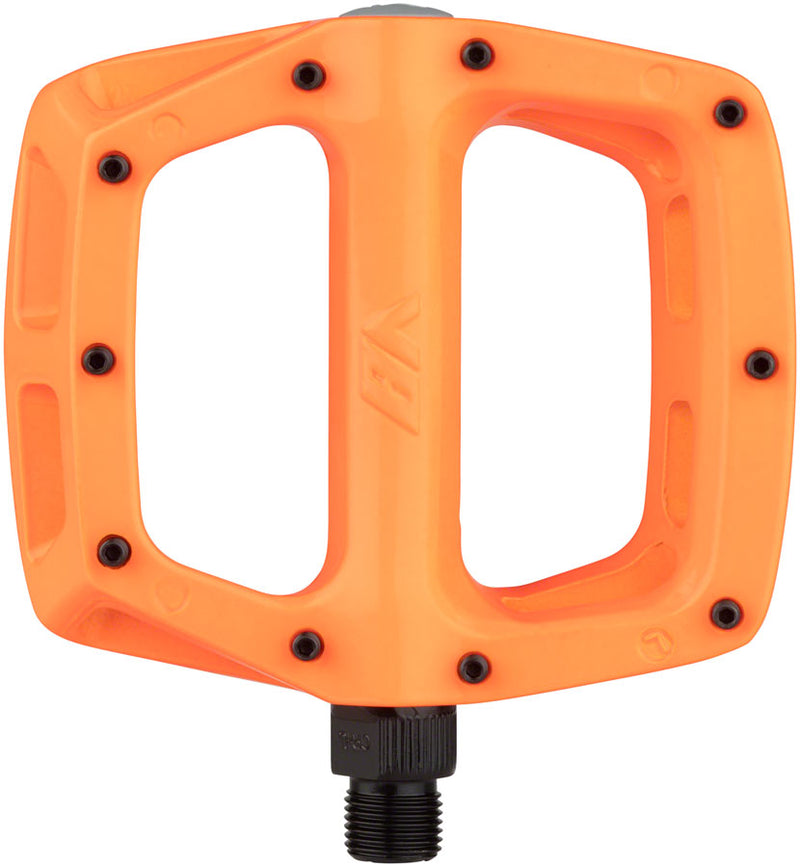 Load image into Gallery viewer, DMR V8 Pedal - Platform, Aluminum, 9/16", Highlighter Orange