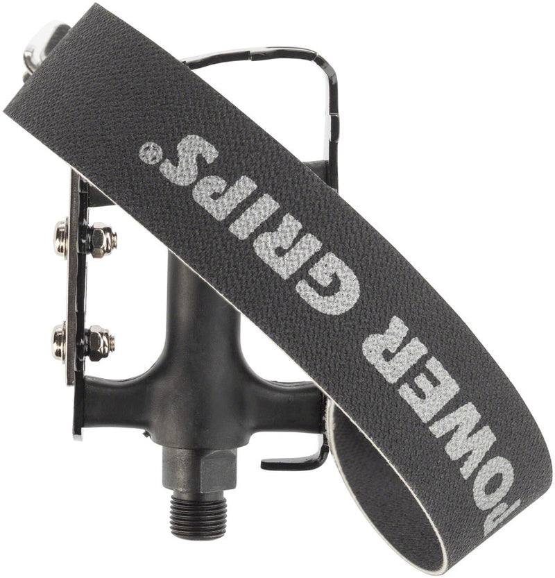 Load image into Gallery viewer, Power Grips Sport Pedal Kit - Plastic, 9/16", Black, XL