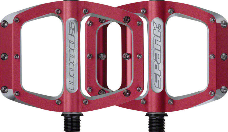 Load image into Gallery viewer, Spank Spoon Small (90mm) Pedals Red