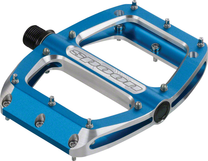 Load image into Gallery viewer, Spank Spoon Small (90mm) Pedals Blue