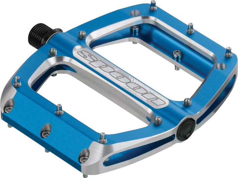 Load image into Gallery viewer, Spank Spoon Medium (100mm) Pedals Blue