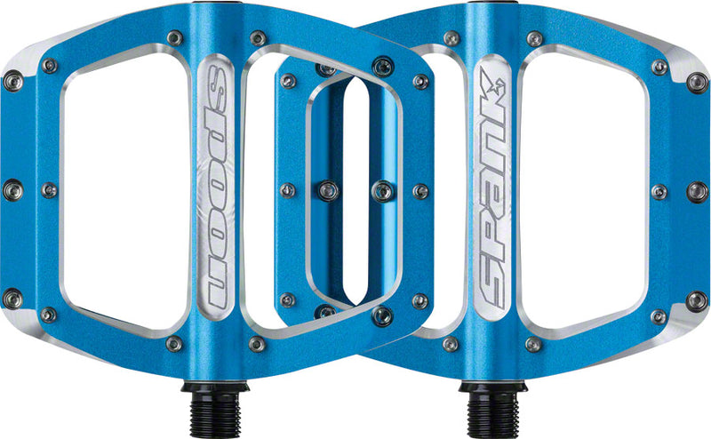 Load image into Gallery viewer, Spank Spoon Medium (100mm) Pedals Blue