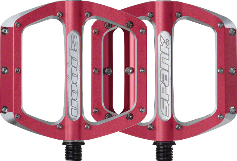 Load image into Gallery viewer, Spank Spoon Large (110mm) Pedals Red