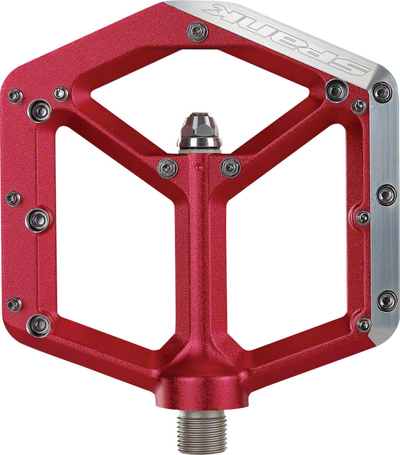 Load image into Gallery viewer, Spank Spike Flat DH Pedal Red