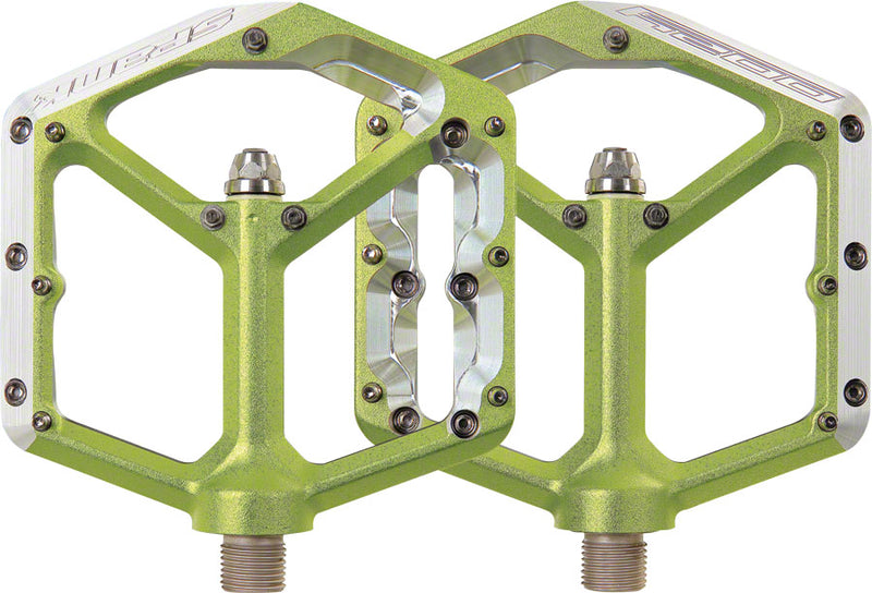 Load image into Gallery viewer, Spank Oozy Trail Flat Pedals Green
