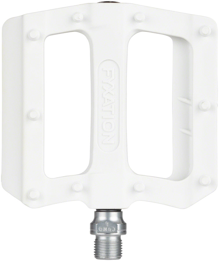 Load image into Gallery viewer, Fyxation Mesa nylon thin platform pedals, white