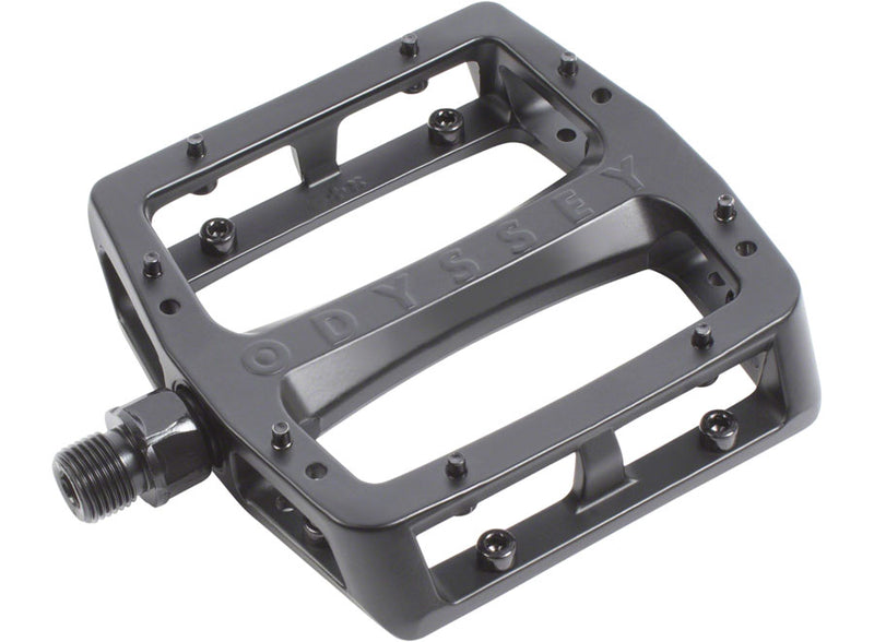 Load image into Gallery viewer, Odyssey Grandstand V2 Pedals - Platform, Aluminum, 9/16", Black