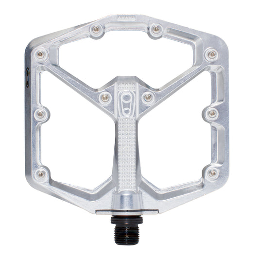 Crank Brothers Stamp 7 Large Platform Pedals, High Polish Silver