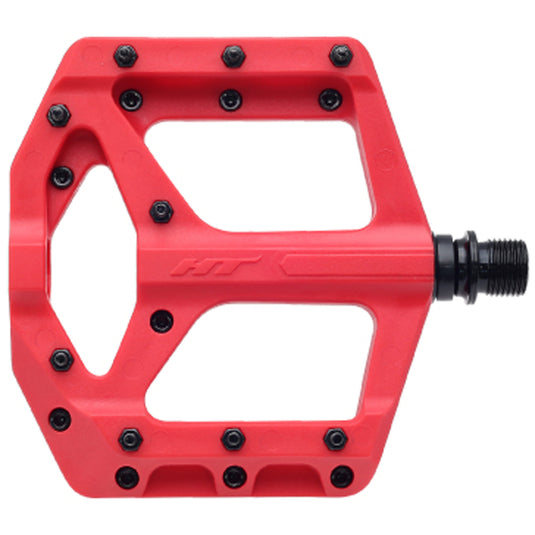 HT Pedals PA32A Platform Pedal, CrMo, Red